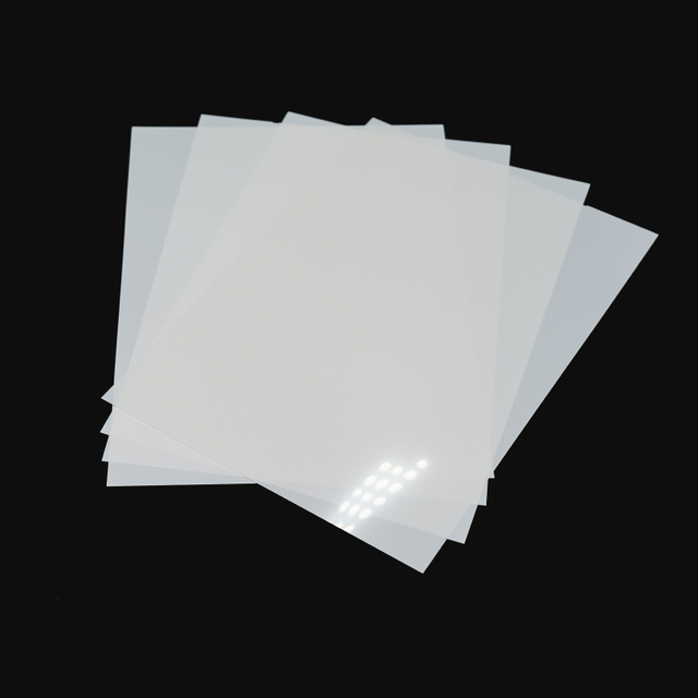 Película opaca para inyección de tinta brillante de doble cara