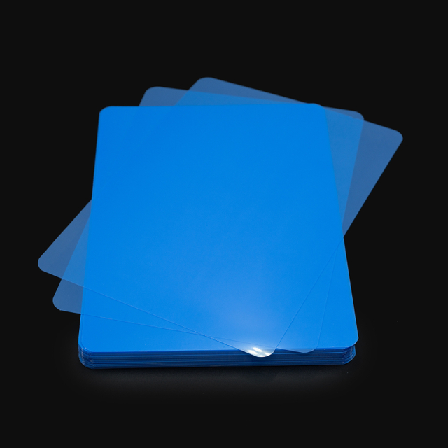 Película azul para inyección de tinta